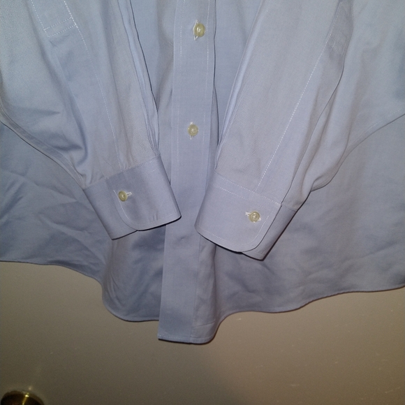 Brooks Brothers 1818 Blue Long Sleeve Button Up Shirt Men's sz 16-34. - Picture 4 of 5